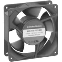 Globe Motors AC Fan, 115V, 120x120x38mm, 49CFM, 6/5.5W, 28dBA, 1350/1450RPM, Terminals