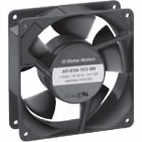 Globe Motors AC Fan, 115V, 120x120x38mm, 88CFM, 11/10W, 37dBA, 2400/2600RPM, Terminals