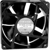 Globe Motors DC Fan, 24V, 120x120x38mm, 118CFM, 8.4W, 46dBA, 3200RPM, Wire Leads