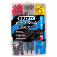 GripIt GripIt Fixings 44 Piece Plasterboard Fixing Kit, Type: Universal Starter Kit