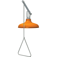 Guardian Equipment Emergency Shower, Vertically Mounted, with ABS Plastic Head