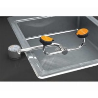 Guardian Equipment Eye and Face Wash Station, L/Hand Deck Mounted, Autoflow, w/90 Degree Swivel