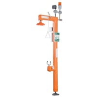 Guardian Equipment Safety Station with Eyewash, Heated, Top Inlet, Cl1/Div2, Alarm/Remote Sensing