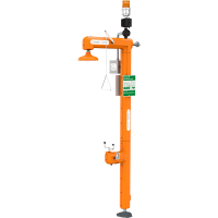 Guardian Equipment Safety Station with Eyewash, Heated, Top Inlet, Cl1/Div2, IEEE Compliant