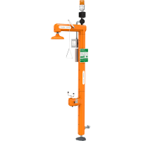 Guardian Equipment Safety Station w/Eyewash, Heated, Bottom Inlet, Cl1/Div2, IEEE Comp., Rmt Sens.