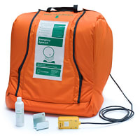 Guardian Equipment Portable Eye Wash Unit, AquaGuard, 16 Gallon Gravity Flow, w/Heated Insul Jacket