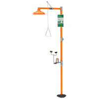 Guardian Equipment Safety Station, Eye/Face Wash, Shower Station, Without Bowl