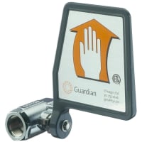 Guardian Equipment Ball Valve, 1/2" IPS with Flag Handle (Horizontally Mounted)