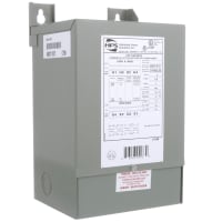 Hammond Power Solutions Transformer 2000VA 240/480VAC Primary 120/240VAC Secondary 60Hz Wall Mount