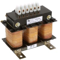 Hammond Power Solutions Line Reactor, 3-Ph, Core and Coil, 5%, 480V, 5HP, HPS Centurion R Series