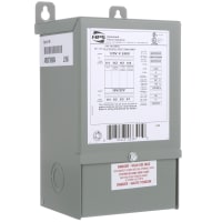 Hammond Power Solutions Transformer, Buck-Boost, NEMA/Encapsulated, 1, Freq 50/60Hz, Pri 120/240VAC