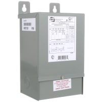 Hammond Power Solutions Transformer, Distribution, NEMA/Encapsulated, 1, Freq 60Hz, Pri 208/240/277VAC