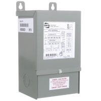 Hammond Power Solutions Transformer, Distribution, NEMA/Encapsulated, 1, Freq 60Hz, Pri 208/240/277VAC