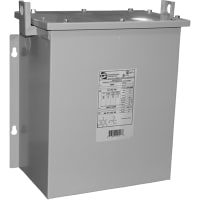 Hammond Power Solutions Transformer, Distribution, NEMA/Encapsulated, 3 Delta, Freq 60Hz, Pri 480VAC