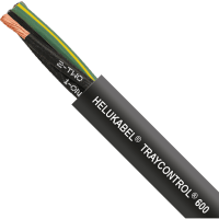 HELUKABEL TrayControl Cable, Flex, 600V, 25C/18Awg, Black, NFPA79