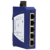 Hirschmann Ethernet Switch, Unmanaged, 5 Port, 12 to 24 VDC, Spider III Series