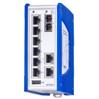 Hirschmann Ethernet Switch, Unmanaged, 9 Port, 12 to 24 VDC, Spider III Series