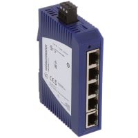 Hirschmann Ethernet Switch, Unmanaged, 5 Port, 12 to 24 VDC, Spider III Series