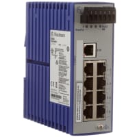 Hirschmann Ethernet Switch, Managed, 8 Port, 12 to 24 VDC, RSB20 Series