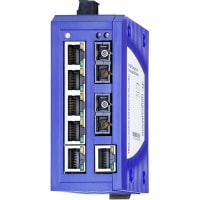 Hirschmann Ethernet Switch, Unmanaged, 8 Port, 12 to 24 VDC, Spider III Series