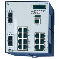 Hirschmann Industrial Ethernet Switch, Managed, 16 Port, RJ45 SC, 60 VDC, Mach Series