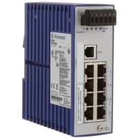 Hirschmann Ethernet Switch, Managed, 8 Port, 12 to 24 VDC, RSB20 Series