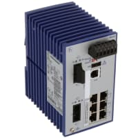 Hirschmann Ethernet Switch, Managed, Compact, 6xRJ45, 2xSC Ports, Single Mode, 943434019