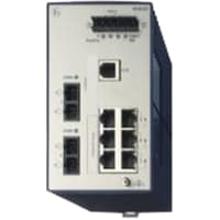 Hirschmann Ethernet Switch, Managed, 9 Port, 12 to 24 VDC, SM SC, RSB20 Series