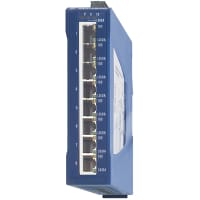 Hirschmann Ethernet Switch, 8 Port, Unmanaged, 24 VDC, 2 Fiber SM, SPIDER Series