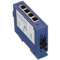 Hirschmann Ethernet Switch, 5 Port, Unmanaged, 24 VDC, ST Connector, SPIDER Series