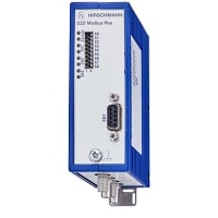 Hirschmann Modbus+ transceiver, 1 electrical and 2optical ports - redundant ring capable