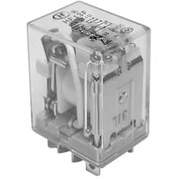 Hongfa Industrial Relay, 24VAC Coil, 10Amp, 2 Form C Contact, N/A, HF13F Series