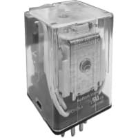 Hongfa Industrial Relay, 12VDC Coil, 10Amp, 2 Form C Contact, N/A, HF10FH Series