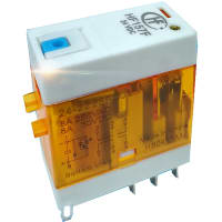 Hongfa Industrial Relay, 24VDC Coil, 10Amp, 2 Form C Contact, N/A, HF157F Series