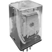 Hongfa Industrial Relay, 24VDC Coil, 10Amp, 2 Form C Contact, N/A, HF10FH Series