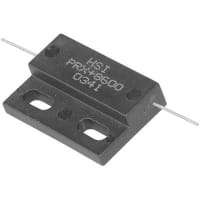 HSI Sensing Sensor, Proximity, Low Profile, SPST-NO, Screw Mounted, Black, Bulk Pack