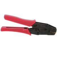 American Electrical, Inc. Crimper, Wire Ferrule, Trapezoidal, Ratchet, 22-10 AWG, Red, 8.25" (209.55mm)