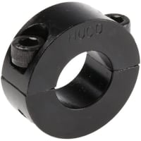 Huco Huco Collar Two Piece Clamp Screw, Bore 20mm, OD 40mm, W 15mm, Steel