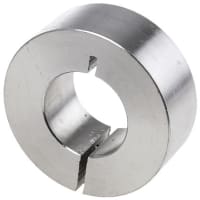 Huco Huco Collar One Piece Clamp Screw, Bore 20mm, OD 40mm, W 15mm, Stainless Steel