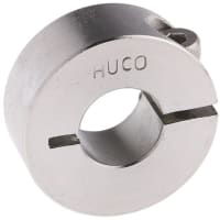 Huco Huco Collar One Piece Clamp Screw, Bore 12mm, OD 28mm, W 11mm, Stainless Steel