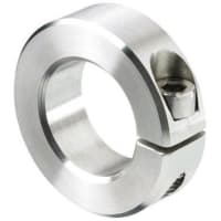 Huco Huco Collar One Piece Clamp Screw, Bore 15mm, OD 34mm, W 13mm, Stainless Steel