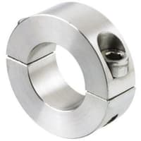 Huco Huco Collar Two Piece Clamp Screw, Bore 6mm, OD 16mm, W 9mm, Stainless Steel