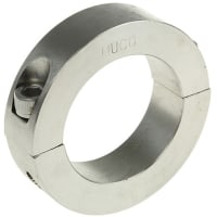 Huco Huco Collar Two Piece Clamp Screw, Bore 40mm, OD 60mm, W 15mm, Stainless Steel