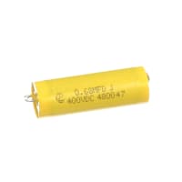 Hurst (Nidec Motors) Capacitor, Cap 0.68 uF, Vol-Rtg 400 VDC, Motor Run