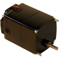 Hurst (Nidec Motors) Gearmotor, Brushed, KD, 12.2 RPM, 90VDC, 2.25 Watt, 150 Torque (oz-in)