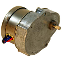 Hurst (Nidec Motors) Gearmotor, Synchronous, Model A, 49mm, 30 RPM, 115VAC, 3W, 16 Torque (oz-in)