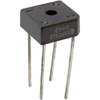 HVCA Diode, Rectifier, Vr 600V, If 6A, Pkg Square Bridge, Config Single Phase, Vf 1.1V