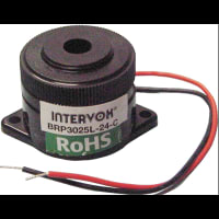 ICC / Intervox Audio Warning Device, Alarm, Piezo, Continuous, 12VDC Sup, 15mA, 95dB, 3500Hz