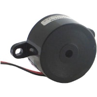 ICC / Intervox Audio Warning Device, Alarm, Piezo, Continuous, 12VDC Sup, 10mA, 90dB, 2000Hz