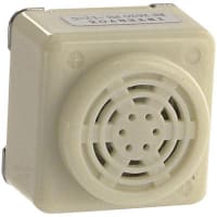 ICC / Intervox Audio Warning Device, Buzzer, Electronic, 12VDC Sup, 20mA, 75dB, 400Hz, 4-Pins